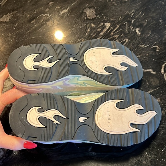 Sandro Paris Flame Sneakers size 8 women’s - Picture 3 of 5